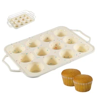12 holes silicone bomb mold diy for cupcake baking hot chocolate cake brownie cake pudding jelly and dome mous