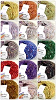 sale of colorful wool 8ballsx50g thread camel hair color broken dyed line knitted scarf coat line mohair wool needlework 824 8f