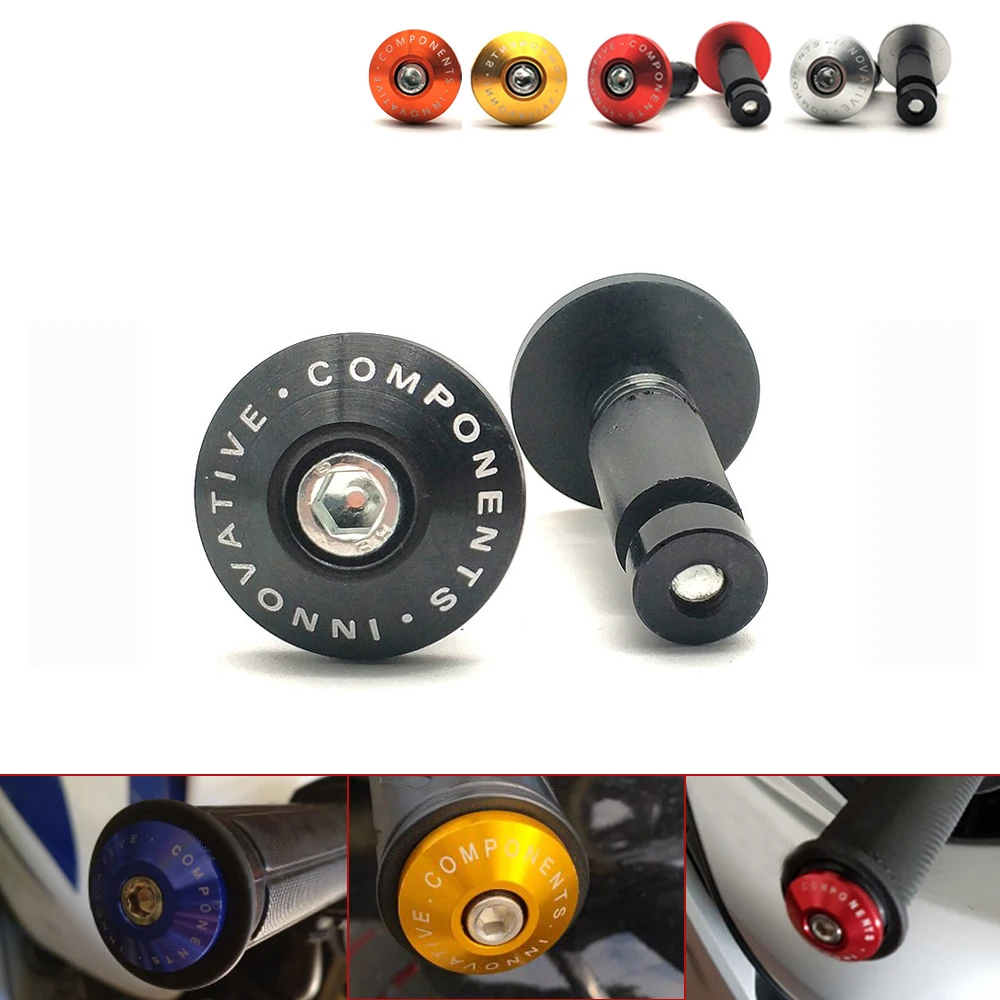 Универсальный Мотоцикл Ручки Бар заканчивается ползунок для Honda CB 400SF 650R 125R CBR 900RR