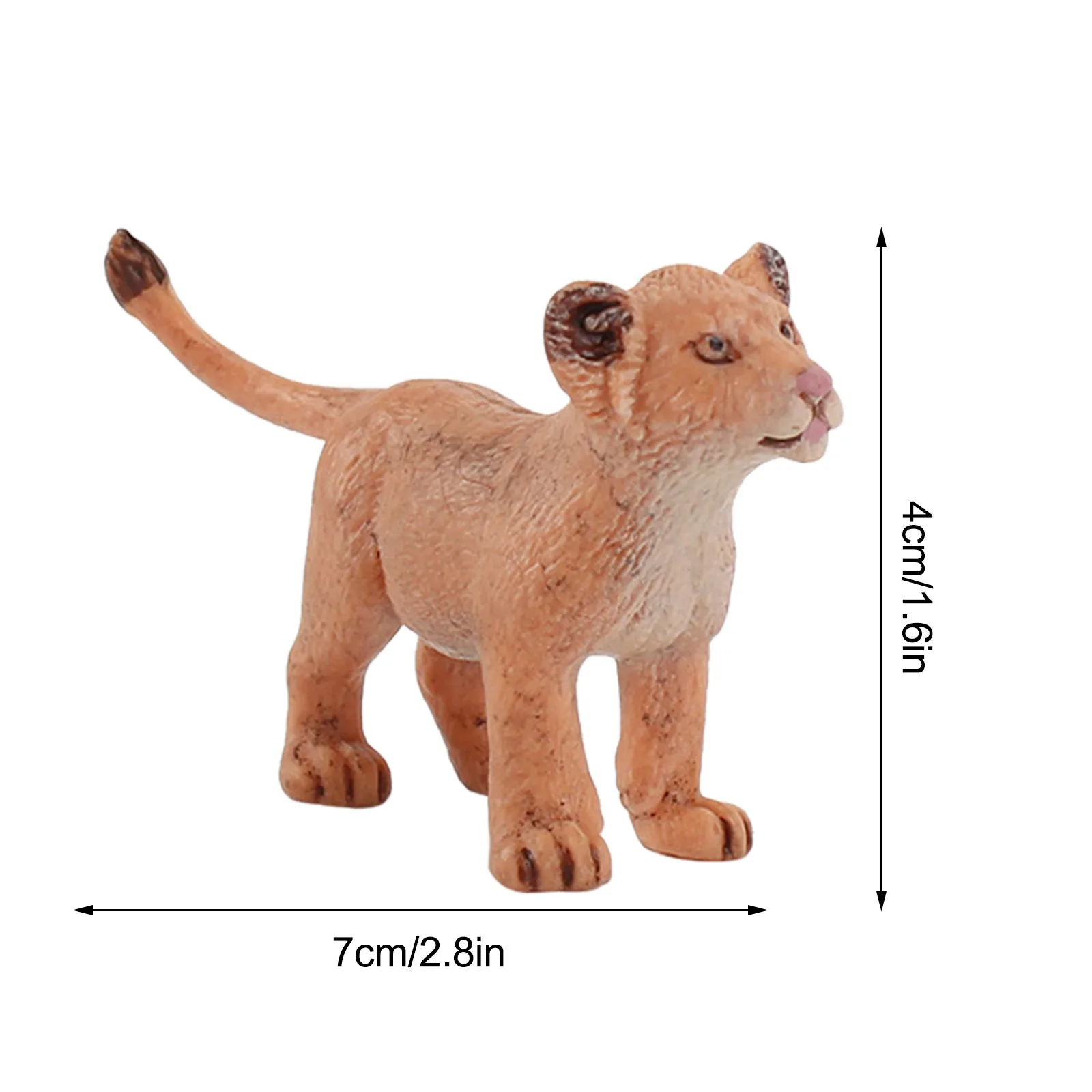 

ISHOWTIENDA Li-on Animal Toys Figurines Home Decorate Preschool Educational Brinquedos Infantil Menina