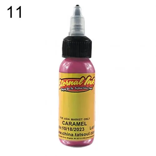 Розовый New 30ml Tattoo Pigment Ink for Semi-permanent Eyebrow Eyeliner Lip Body Art Paint - Цвет: Розовый