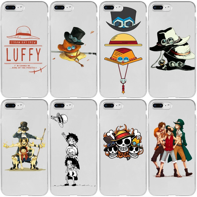 One Piece Luffy D Monkey Hat Brothers чехол для Xiaomi Redmi Note 9 9S 9A 9C 8T 8 7 6 5 4 Pro Max Prime|Бамперы| |