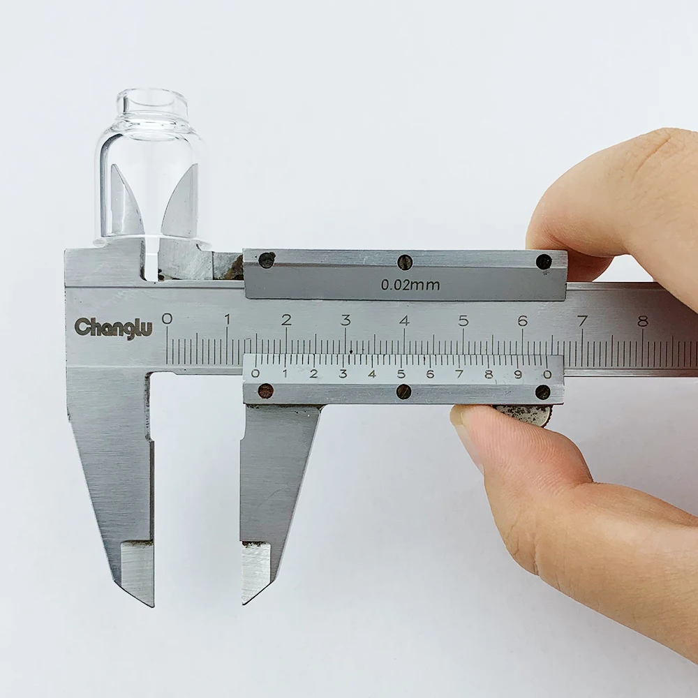 Комплект из 2/5 предметов для сварофонарь TIG газовые линзы #5 Pyrex стеклянная крышка