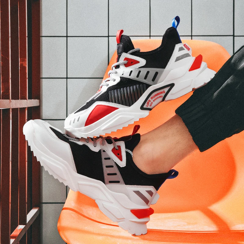 2020 брендовые кроссовки для мужчин популярные модели обувь папы дышащая плетеная