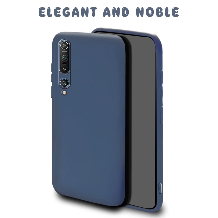 Силиконовый чехол для телефона Xiaomi Mi 10 Pro 5G в мягкой конфетной расцветке с матовым бампером и защитной оболочкой