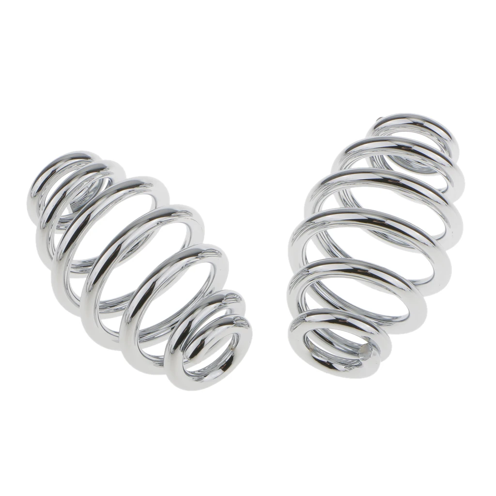 

2 Pcs Solo Seat Springs Spiral For Chopper Softail Cafe X Motorcycle