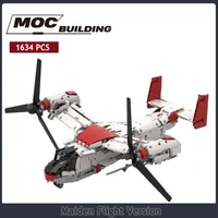 maiden flight version moc building block kids aircraft assembly model diy bricks kids toys xmas gif