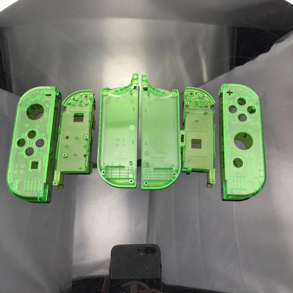 

Housing Shell Transparent Red Blue Replace Cases Customized Cover for NS Nintend Switch Controller Joy-Con