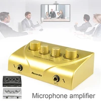 mini power amplifier dual microphone jack echo tone volume adjustment power audio cable mini subwoofer stereo bass audio players