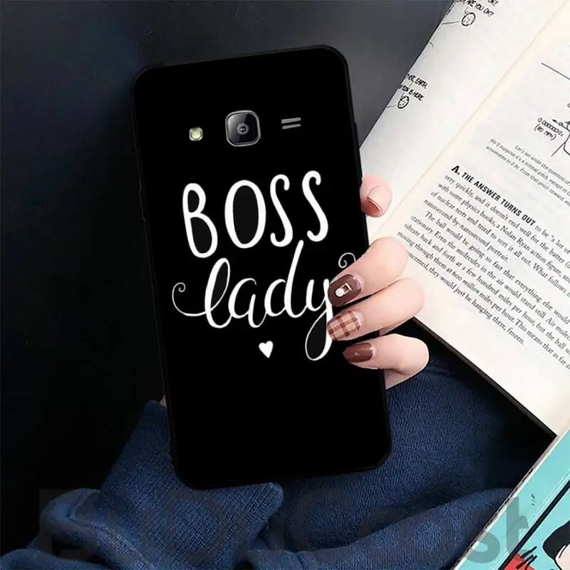 

Boss Girl Lady Pattern Phone Case For Samsung galaxy A6 A10 A20 A30 A50 A51 A71 note 10 plus