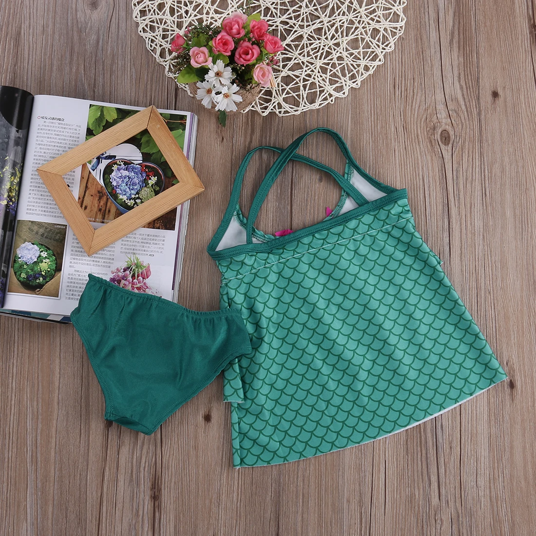 Купальник-бикини с лямкой на шее для маленьких девочек | Спорт и развлечения