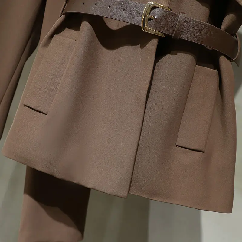 

Spring Autumn Single/large Size Women's Suits, Women's Thin, Western Style Age-reducing Waist Waistcoat + Pants Two-piece Trend