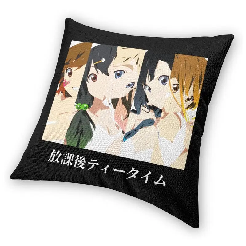 Чехол-Подушка с музыкальным Аниме K-On-Yui Hirasawa 55x55 см домашний декоративный милый