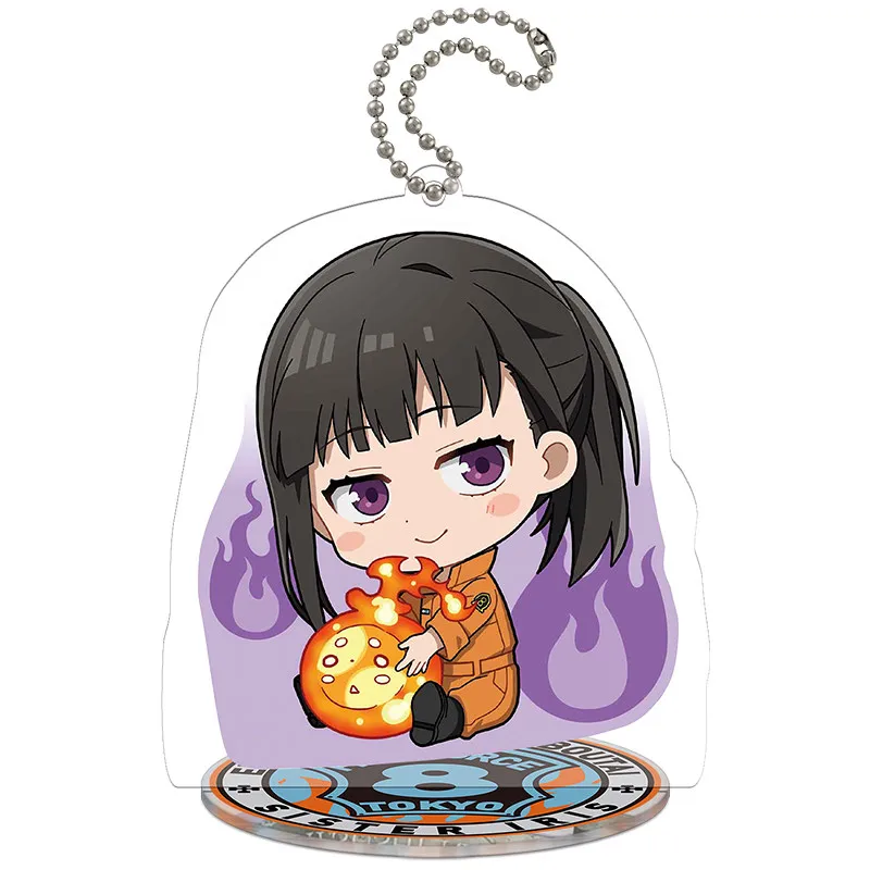 Аниме Demon Slayer: Kimetsu no Yaiba Tsuyuri Kanawo Tanjirou Kamado Nezuko Косплей акриловый брелок стенд фигурка модель пластины - Цвет: 04