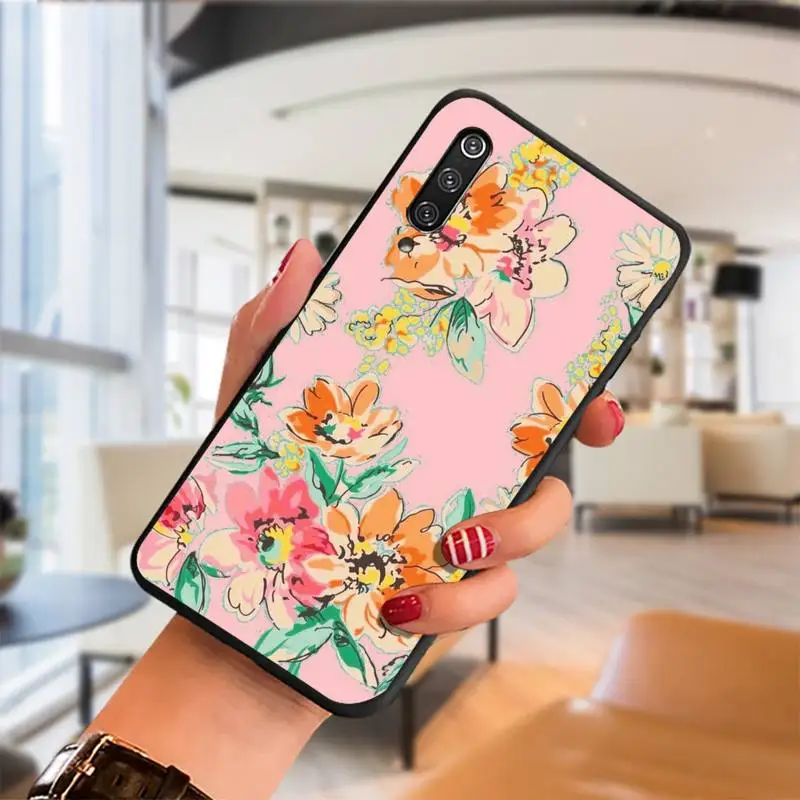 

Colorful Floral Leaves Phone Case For Samsung J 2 4 5 6 7 prime pro plus duo Cover Fundas Coque