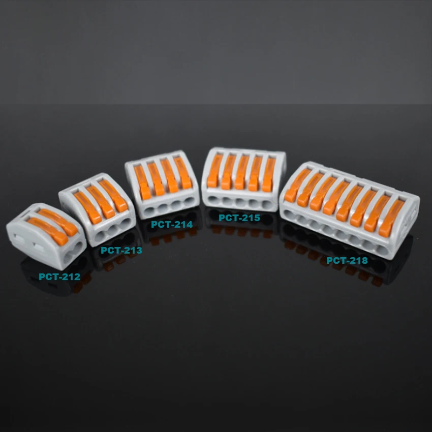 10 шт. Мини Быстрый провод клеммные разъемы Универсальный Компактный соединитель