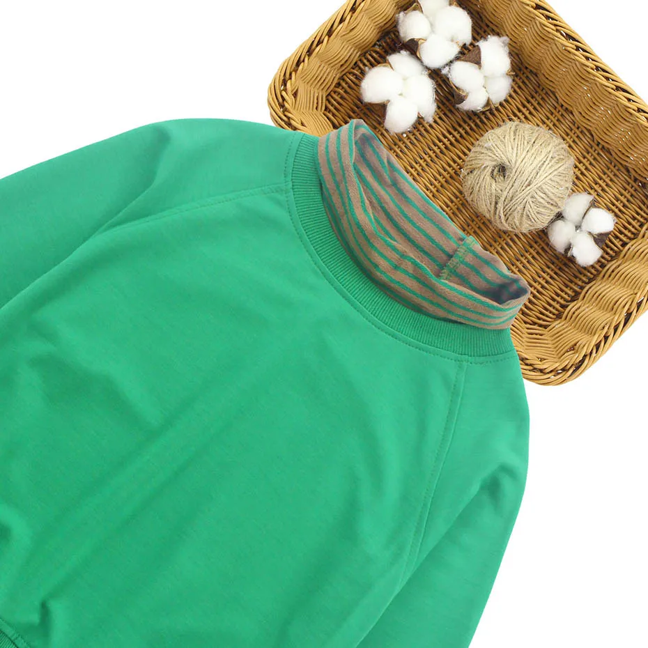 Girls Sport Clothes Set Striped Sleeve Sweatshirt + Pants 2PCS For Kids Girl Autumn Winter | Детская одежда и обувь