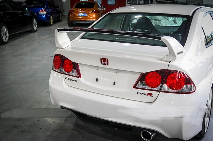 Спойлер для Honda FD2 Civic спойлер из АБС материала заднего крыла автомобиля задний
