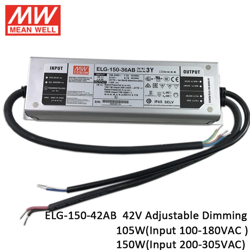 Светодиодная лампа с регулируемой яркостью 150 Вт 42 в|Импульсный источник питания|