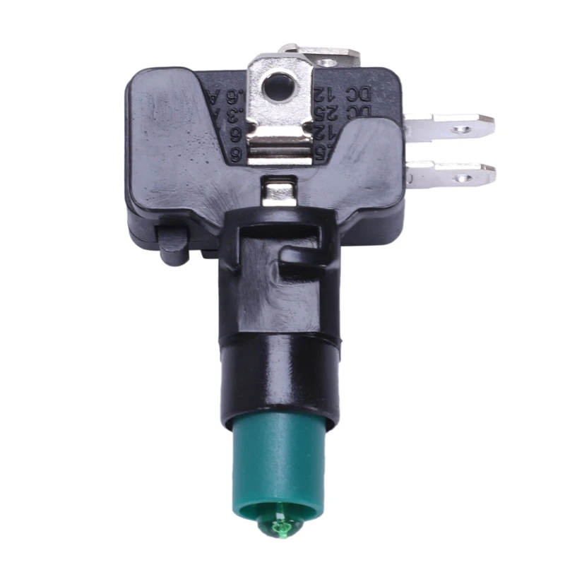 Зеленый светодиодный 24 мм диодный Круглый кнопочный w концевой переключатель для