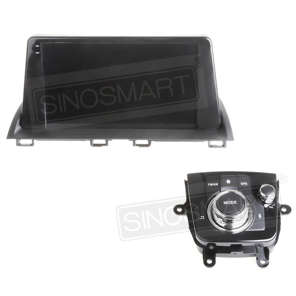 SINOSMART Автомобильный GPS навигационный плеер для Mazda 3 Axela 2014-2019 6 Atenza 2017-2018 Поддержка 8