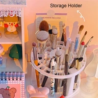 multifunction makeup brushes storage large capacity cosmetic brush holder air dry stand rack lightweight and easy to install