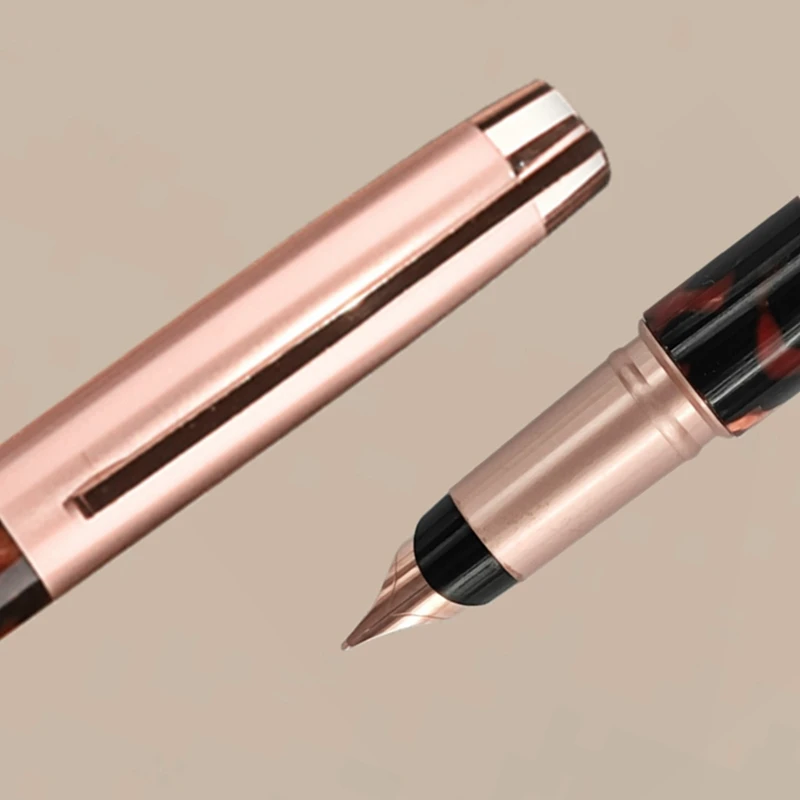 Ручка перьевая винтажная a00657 латунные карандаши с чернилами для школы и офиса