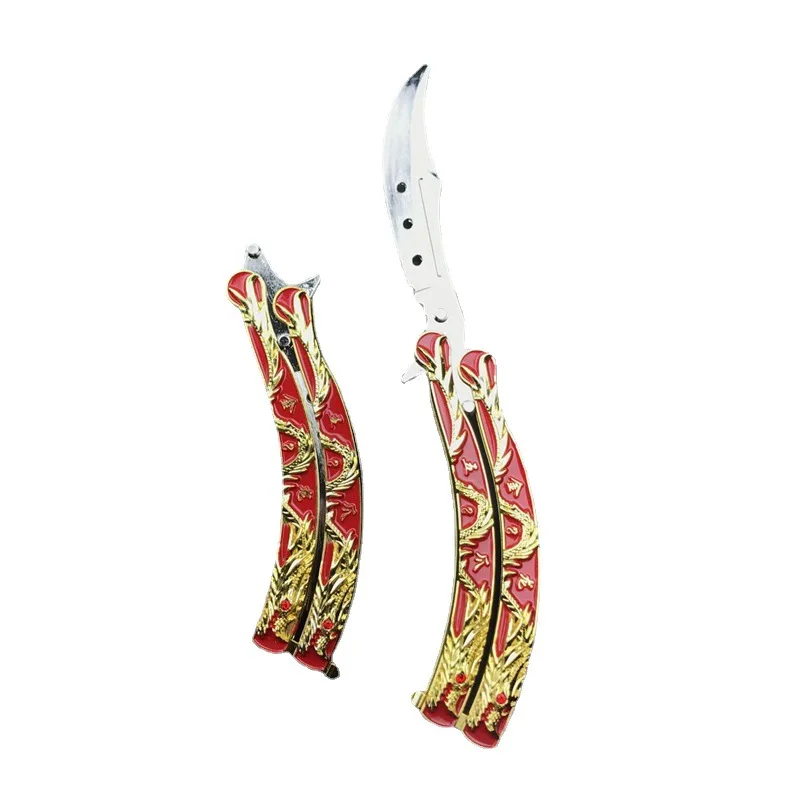 

Alloy Weapon Can Play Knife Game Dao New Style Eat Five Claws Golden Alloy Weapon Model Toy Students' Practice Tools Are Not Cut