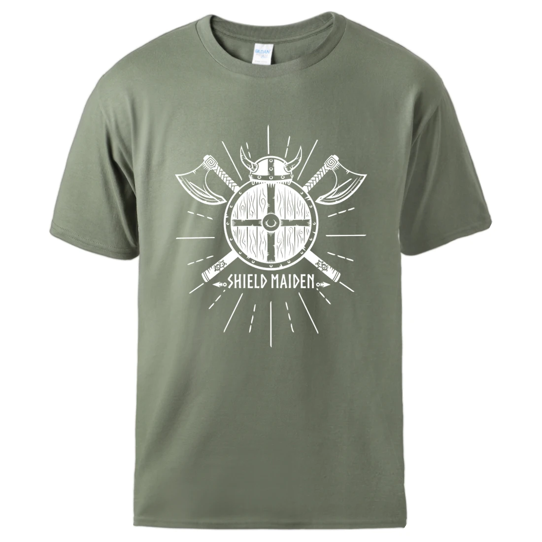 

Odin Vikings Mens T shirt 2021 Funky Man Brand Summer T shirts 100% Cotton Short Sleeve Graphic Male Casual Loose T shirt