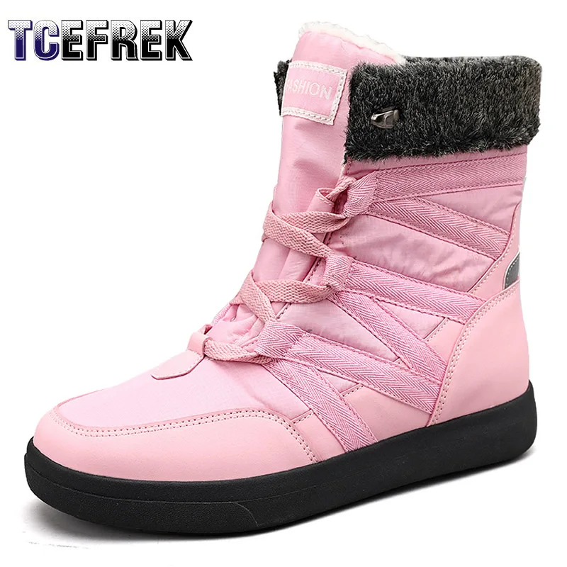 

Женские ботинки, новинка 2022, зимние ботинки на платформе, зимние ботинки, женские водонепроницаемые ботильоны на низком каблуке, женская об...