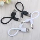 Кабель USB Type-C, Короткие кабели Micro USB, шнур для зарядки, кабель USB C для синхронизации данных, провод для зарядки для Samsung, Xiaomi