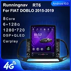 Runningnav для FIAT DOBLO 2015 2016 2017 2018 2019 Tesla Тип Android автомобильное радио мультимедийный видеоплеер навигация GPS