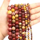 Круглые бусины-шармы из яичного желтка, незакрепленные бусины из натурального камня для изготовления ювелирных изделий, рукоделия, браслетов, нитка 4681012 мм