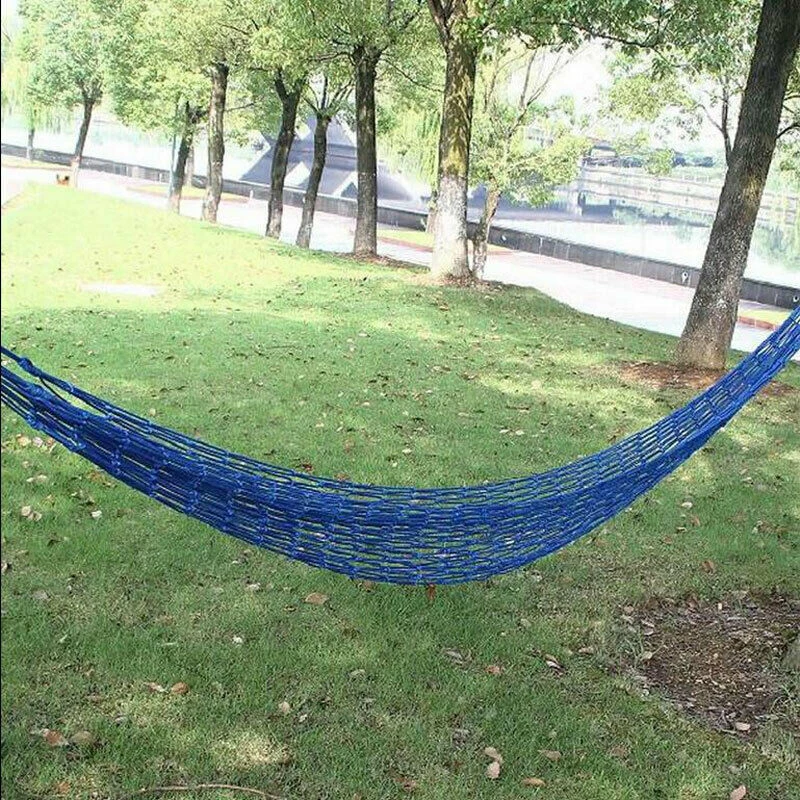 5 цветов портативный нейлоновый гамак сетчатая веревка для кемпинга сада сна