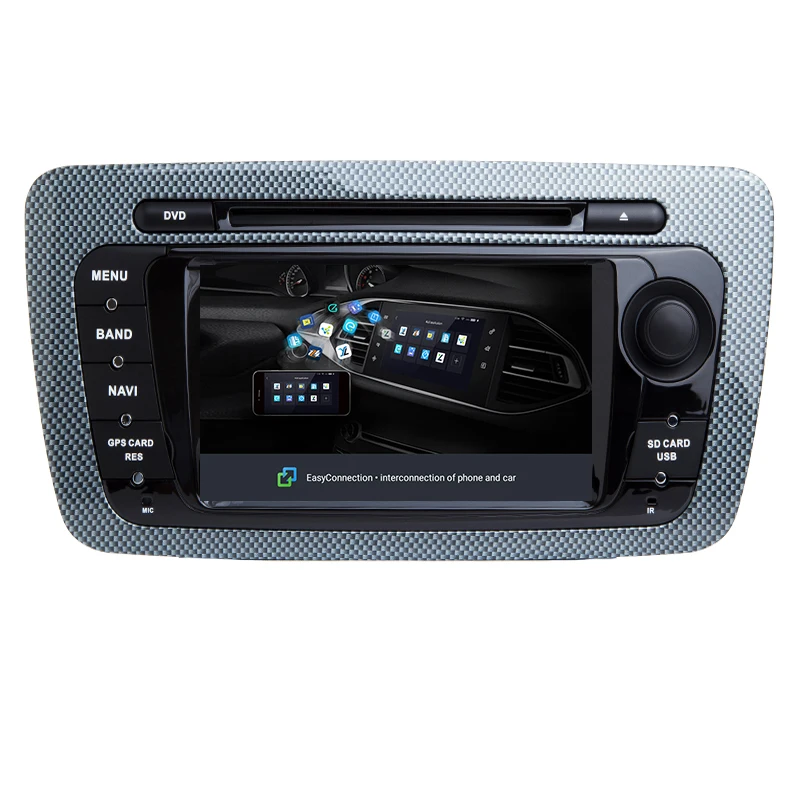 Android 9,0 автомобильный dvd-плеер для сиденья Ibiza 6j 2009 2010 2012 2013 радио gps навигация 2 Din экран Радио автомобильный мультимедийный плеер