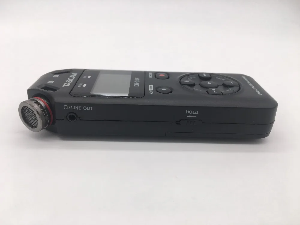 TASCAM DR-05X портативный ручной стерео цифровой диктофон линейный PCM рекордер Запись голоса MP3 запись ручка