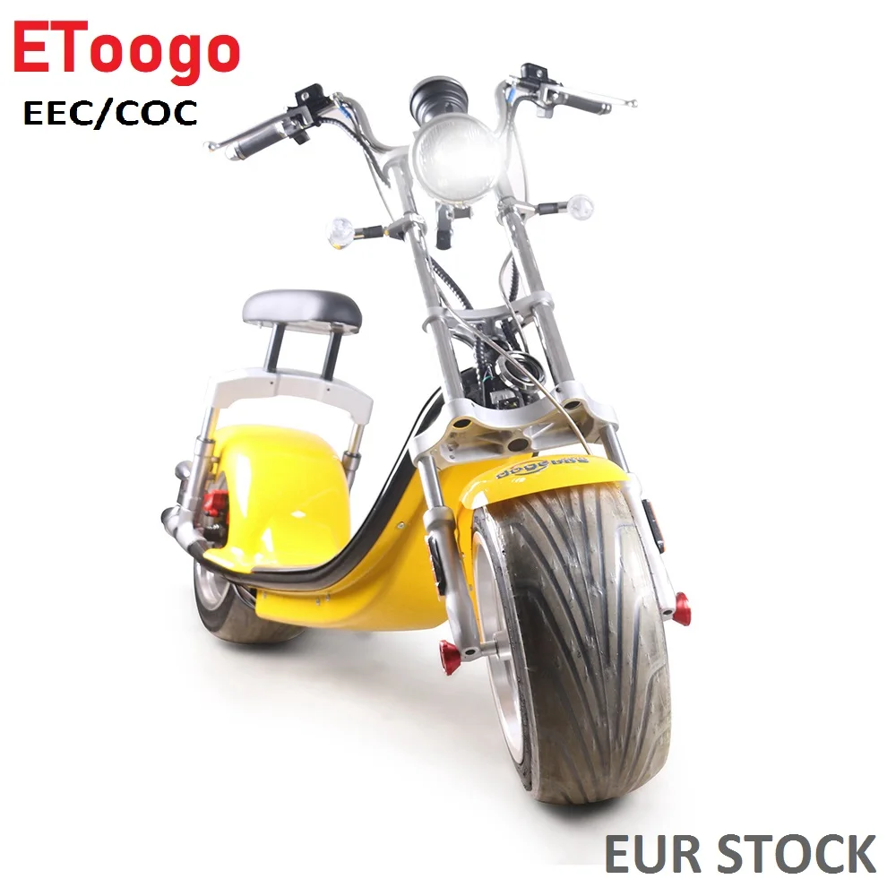 

Citycoco Patiente Electric SC14 COC City Coco Scooter With Extensible Battery 1000W/1200W/2000W Available In Europe with EEC
