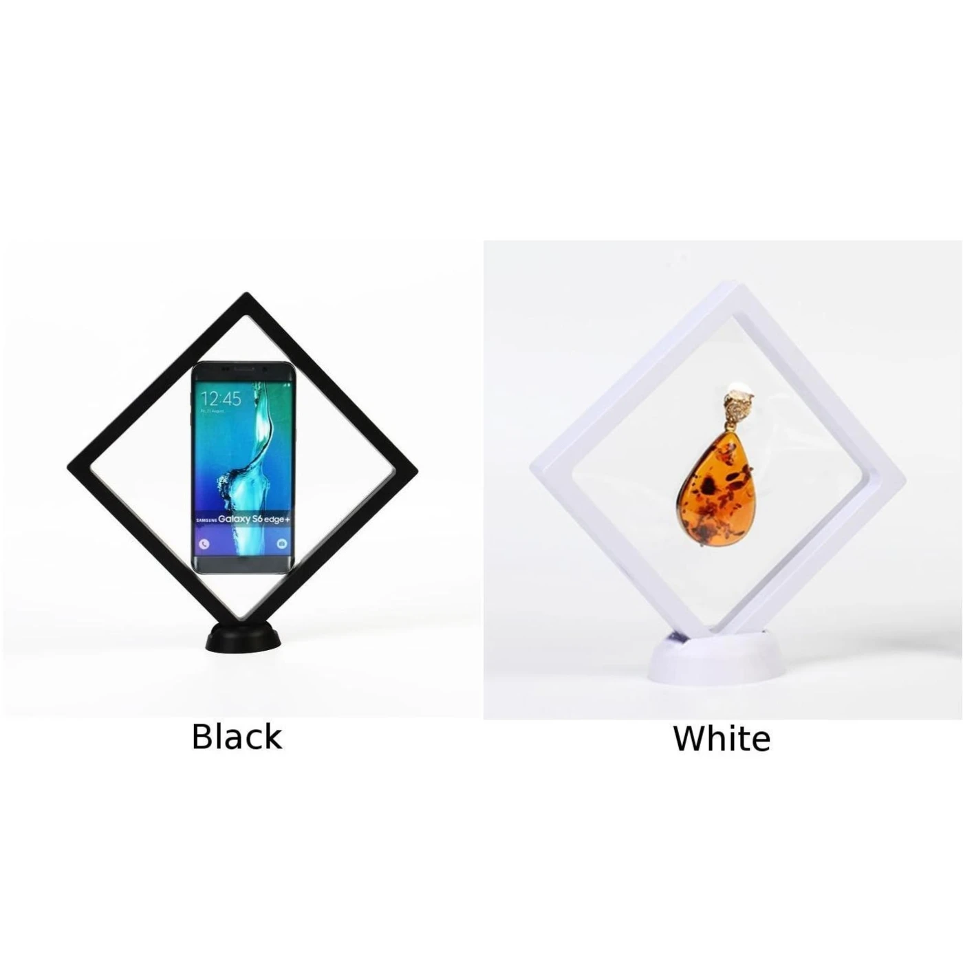 Прозрачная пленка плавающая рамка теневая коробка подвеска для ювелирных