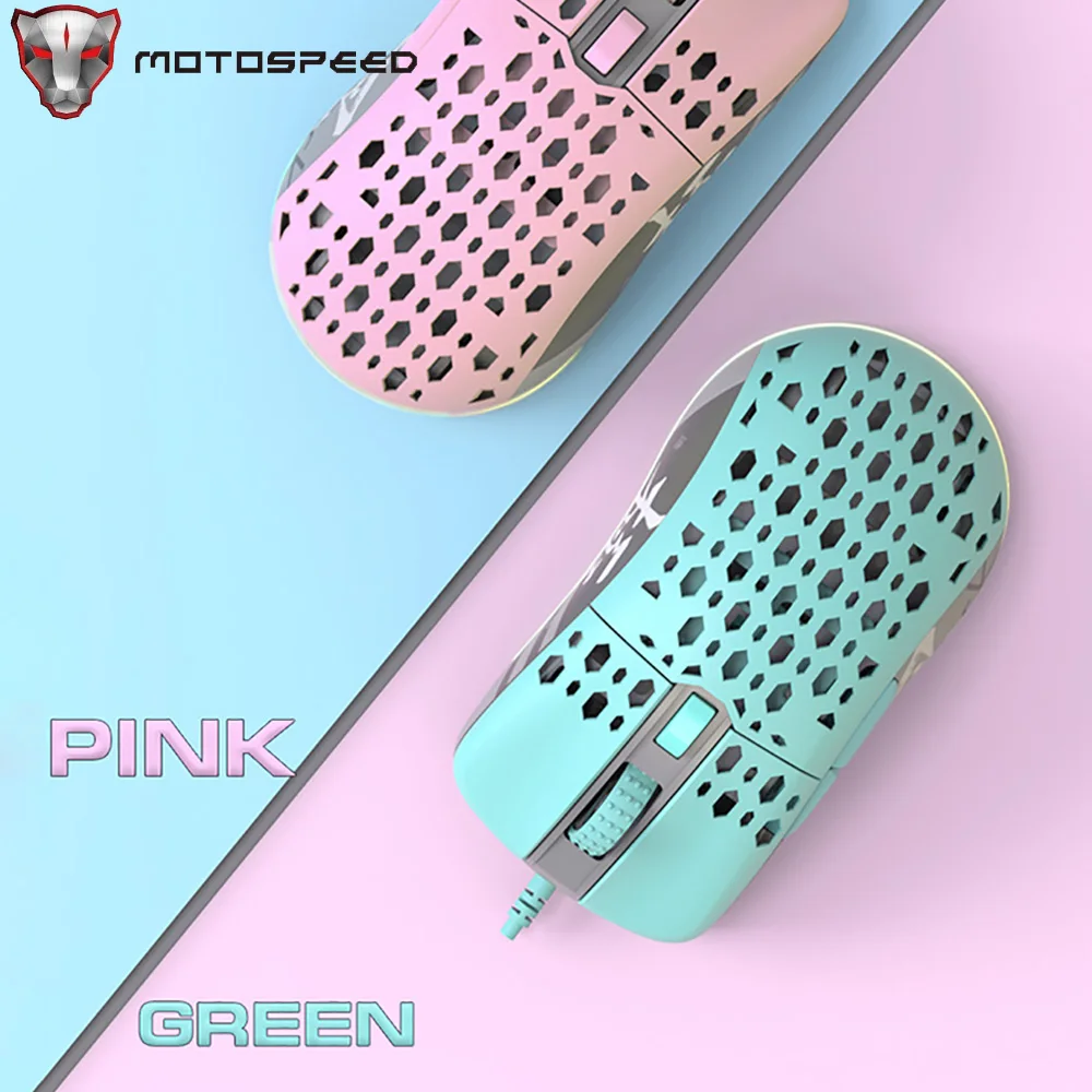 Мышь Компьютерная Motospeed M1 игровая Проводная с RGB подсветкой 12000DPI|Мыши| |