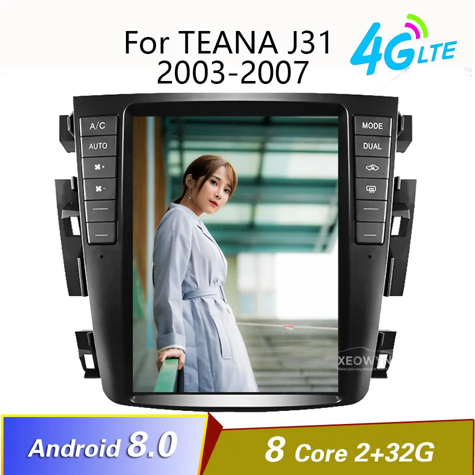 Android 8,0 Восьмиядерный RAM2GB автомобильный радиоприемник gps для Nissan teana J31 2003-2007 230JK 230jm для samsung S7 4G Lte