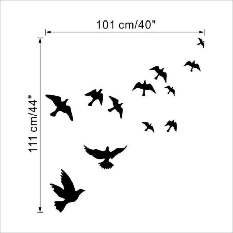 Наклейки на обои с изображением черной стервятницы летающей птицы простые