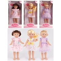 33cm amrican girl doll bebe reborn dolls soft vinyl dolls blonde cute reborn toy for girl dress up play house toys children gift
