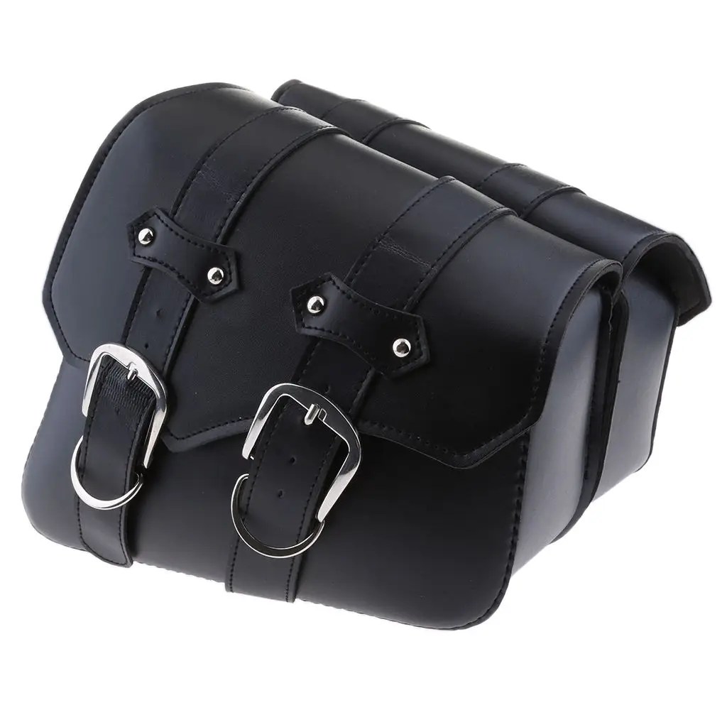 

2Pcs Motorcycle Luggage Saddle Bags Side Storage Fork Travel Tool Pouch Bag