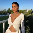 Женская укороченная футболка с двойной молнией, облегающий трикотажный кардиган в рубчик, черная белая короткая футболка, уличная одежда на осень