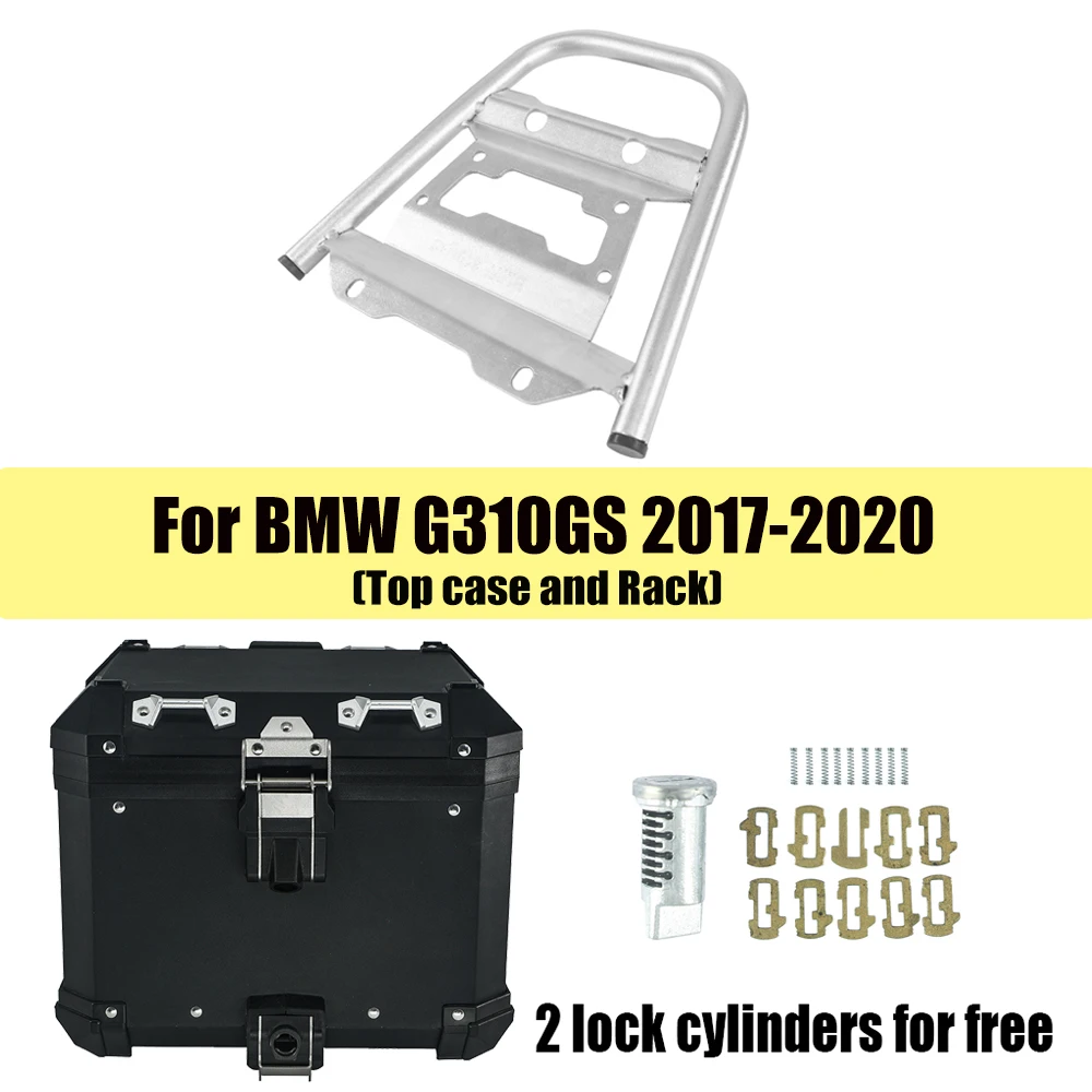 للبيع صندوق أمتعة للدراجات النارية من الألومنيوم ، صندوق أمتعة فولاذي ، لسيارات BMW G310GS G310 G 310 GS 2017 2018 2019 2020