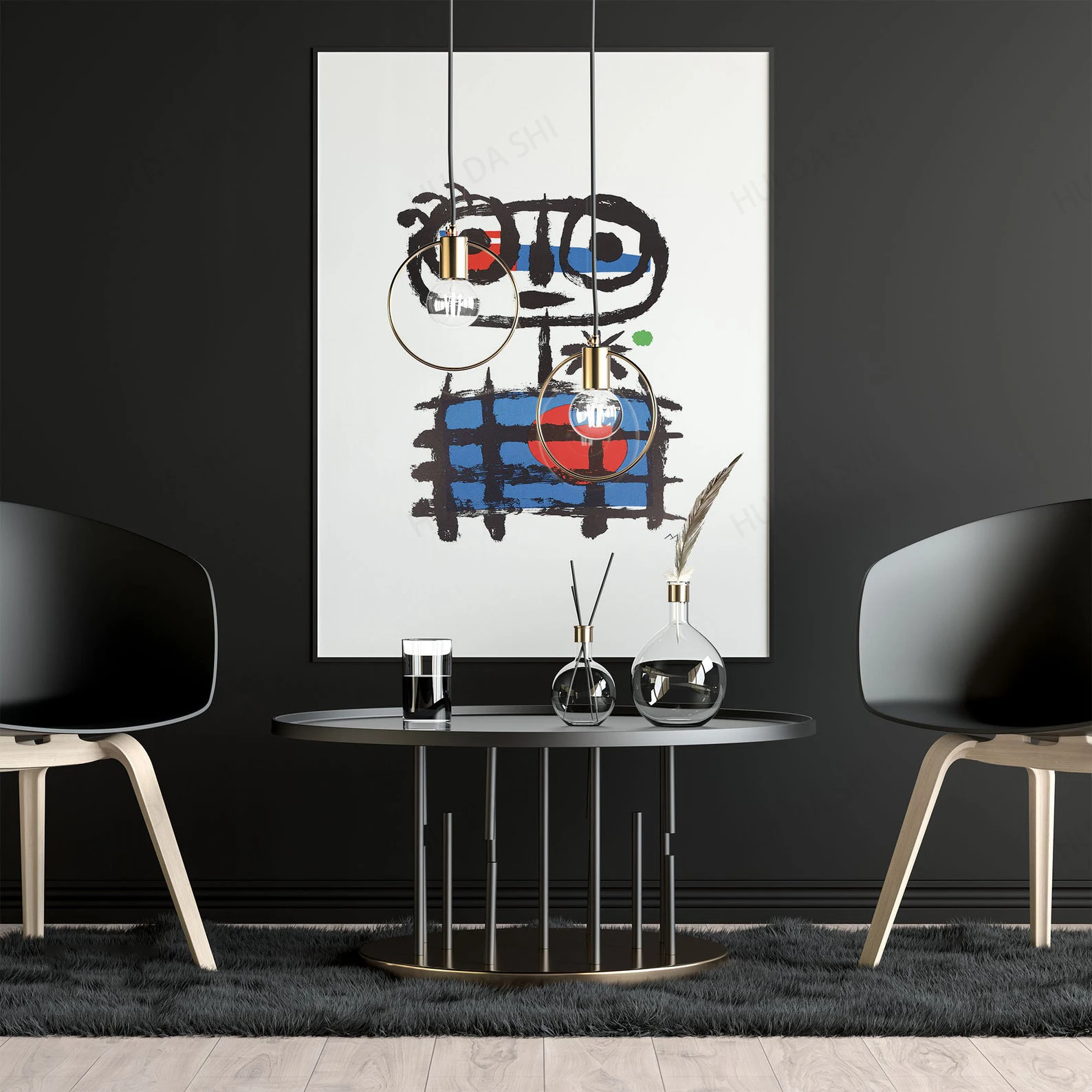 Выставочный плакат 1982 г. плакаты премиум-класса картина Миро литограф