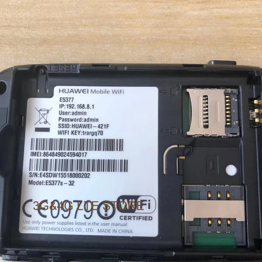 Разблокированный HUAWEI E5577 E5377 4G LTE Cat4 E5577Cs-321 E5377s-32 1500 мАч Мобильная точка доступа беспроводной Wi-Fi роутер Карманный