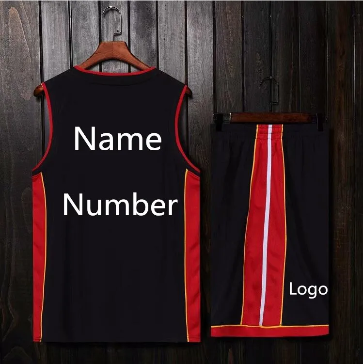 Пользовательское имя и номер Новый сезон Новая баскетбольная форма Jersey взрослый ребенок размер двойная