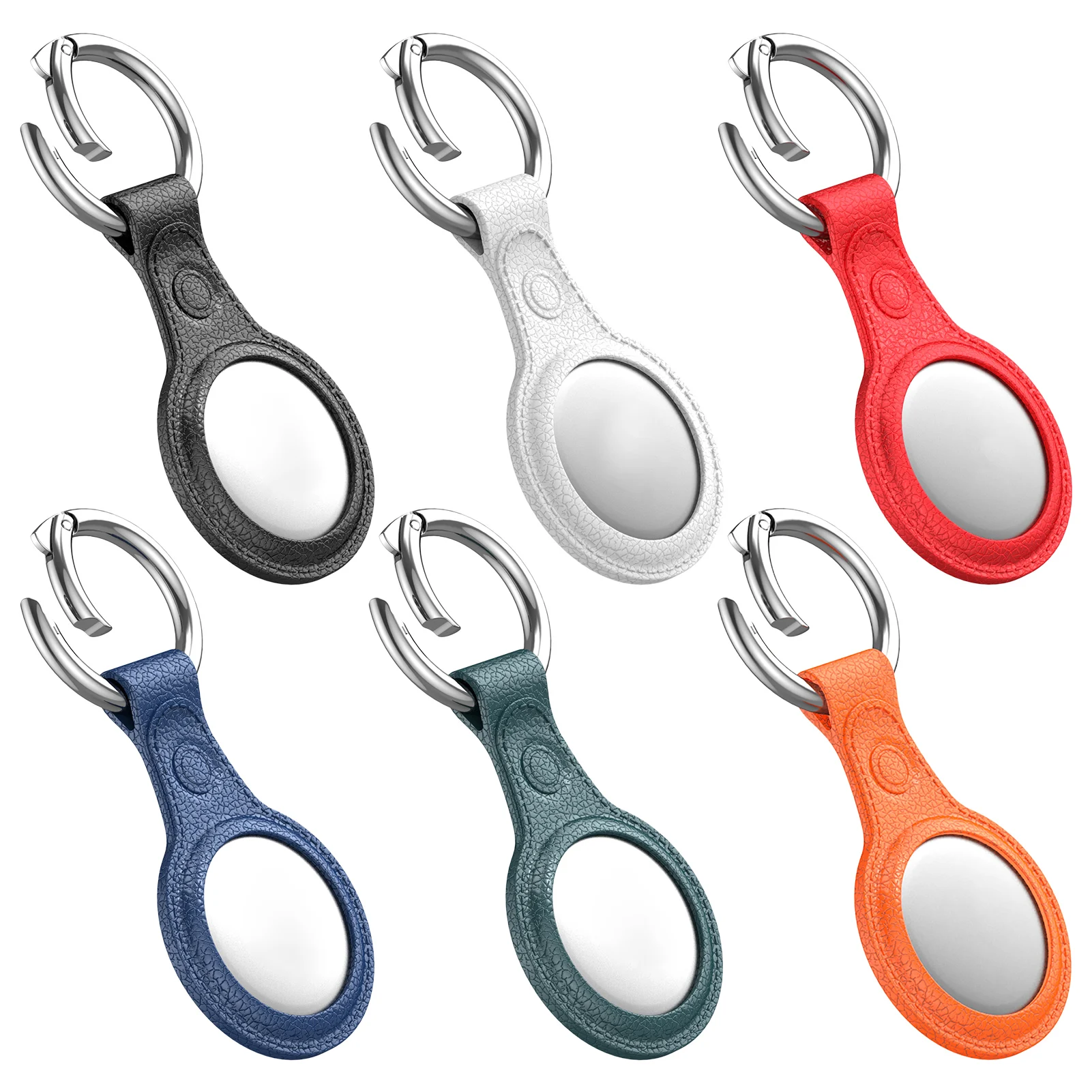 

For Apple AirTags TPU Protective Sleeve For Apple Locator Tracker Anti-lost Device Protective Sleeve For AirTags Keychain