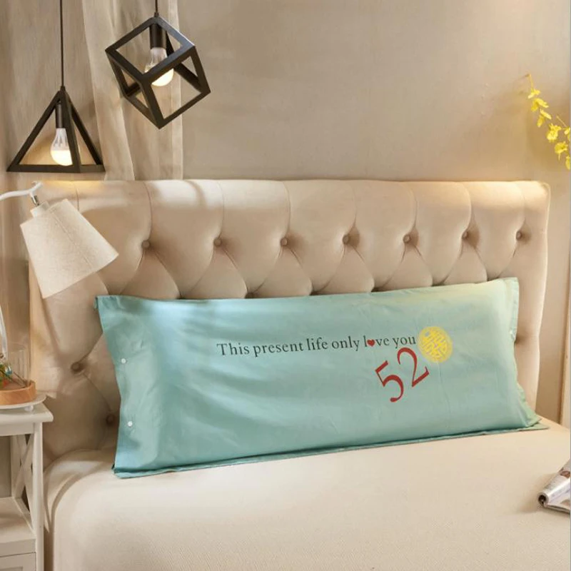 Домашняя двойная длинная наволочка для подушки хлопковая с рисунком королевской